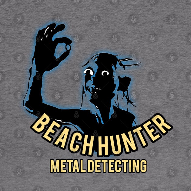 Metal detecting t-shirt designs by Coreoceanart